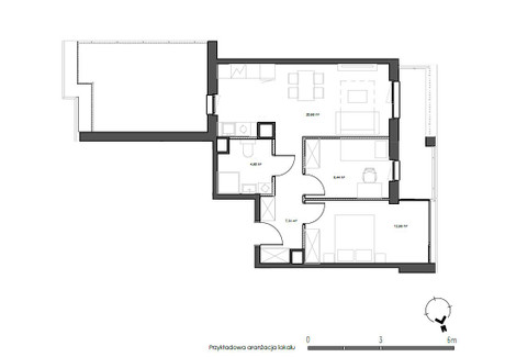 Mieszkanie na sprzedaż - Błoń Janowskich Janowo, Rumia, Wejherowski, 55,21 m², 546 893 PLN, NET-MG704406