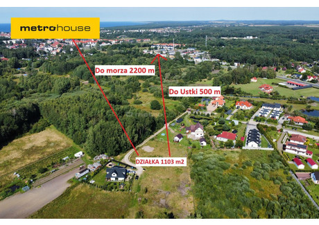 Działka na sprzedaż - Kaszubska Wodnica, Ustka, Słupski, 1103 m², 260 000 PLN, NET-SGSUNE117