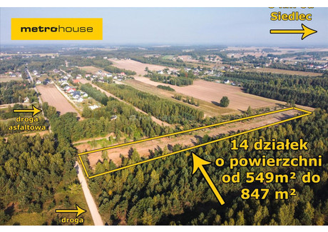 Działka na sprzedaż - Teodorów, Skórzec, Siedlecki, 549 m², 82 350 PLN, NET-FYHO531