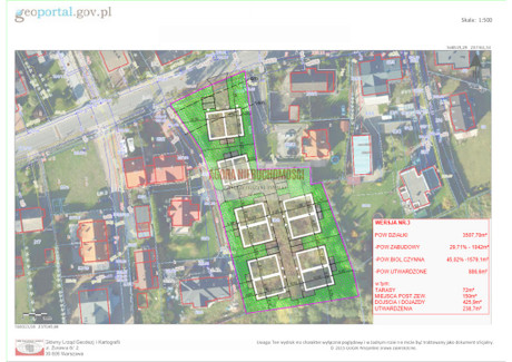 Działka na sprzedaż - Kurdwanów, Kraków, 3506 m², 4 000 000 PLN, NET-162/231/OGS