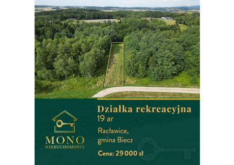 Działka na sprzedaż - Racławice, Biecz (Gm.), Gorlicki (Pow.), 1900 m², 29 000 PLN, NET-46