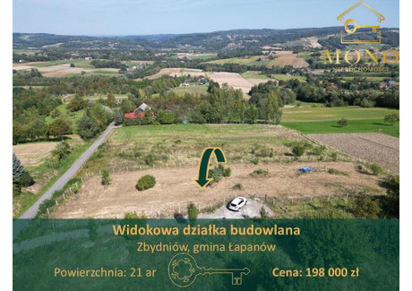 Działka na sprzedaż - Zbydniów, Łapanów, Bocheński, 2073 m², 198 000 PLN, NET-102