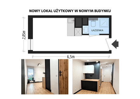 Lokal usługowy na sprzedaż - prof. Bohdana Stefanowskiego Polesie, Łódź, 20 m², 259 000 PLN, NET-9