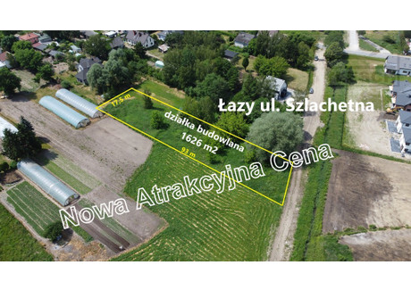 Działka na sprzedaż - Łazy, Lesznowola, Piaseczyński, 1626 m², 400 000 PLN, NET-2086/1807/OGS