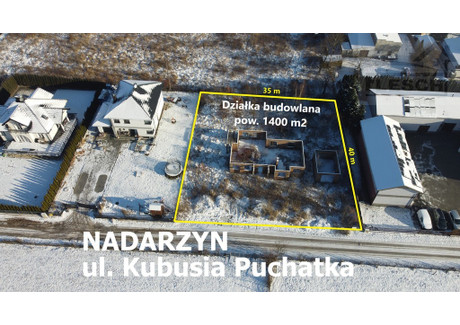 Działka na sprzedaż - Kubusia Puchatka Nadarzyn, Pruszkowski, 1400 m², 540 000 PLN, NET-1985/1807/OGS
