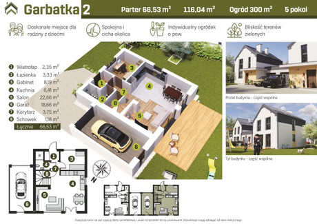 Dom na sprzedaż - Pastelowa Garbatka, Lesznowola, Piaseczyński, 116,04 m², 969 000 PLN, NET-769064