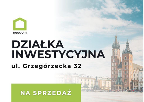 Działka na sprzedaż - Grzegórzki, Kraków, 1400 m², 14 000 000 PLN, NET-KRA-GS-7202