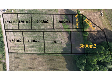 Działka na sprzedaż - Zarośle Cienkie, Zławieś Wielka, Toruński, 1070 m², 58 850 PLN, NET-1/16158/OGS