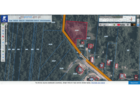 Działka na sprzedaż - Łąkowa Dobczyn, Klembów (Gm.), Wołomiński (Pow.), 2025 m², 269 999 PLN, NET-324