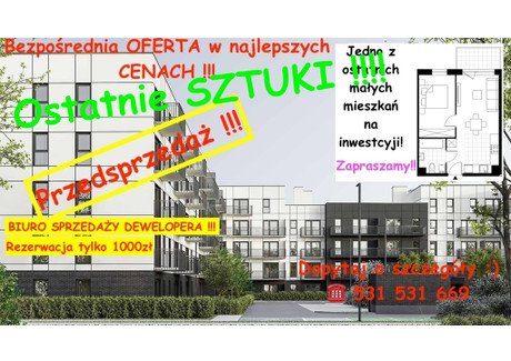 Mieszkanie na sprzedaż - Piaszczysta Prądnik Biały, Kraków, 37 m², 527 000 PLN, NET-4811/12809/OMS