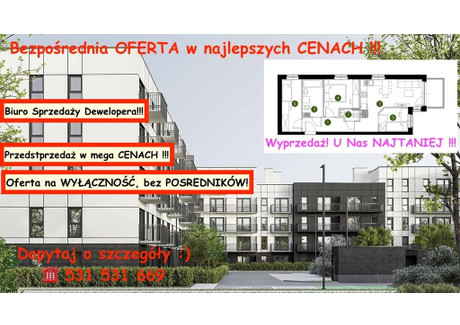 Mieszkanie na sprzedaż - Prądnik Biały, Kraków, 54 m², 697 100 PLN, NET-4552/12809/OMS