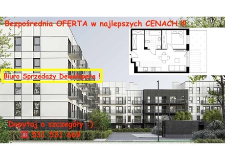 Mieszkanie na sprzedaż - Prądnik Biały, Kraków, 42,1 m², 558 326 PLN, NET-4594/12809/OMS