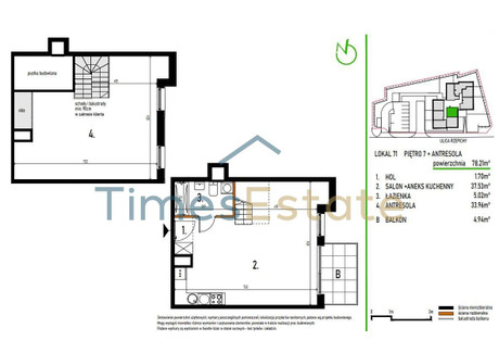 Mieszkanie na sprzedaż - Targówek, Warszawa, 78,21 m², 982 318 PLN, NET-366