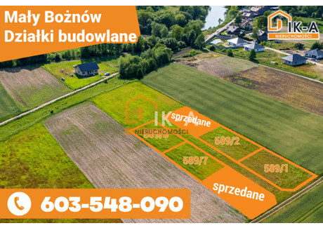 Działka na sprzedaż - Bożnów, Żagań (gm.), Żagański (pow.), 890 m², 75 650 PLN, NET-55