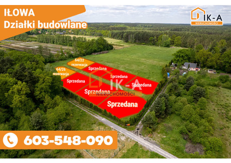 Działka na sprzedaż - Żaków Iłowa, Iłowa (Gm.), Żagański (Pow.), 1000 m², 65 000 PLN, NET-64
