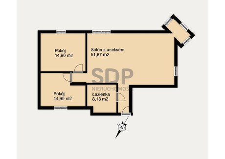 Mieszkanie na sprzedaż - Jedności Narodowej Ołbin, Śródmieście, Wrocław, 99,15 m², 1 338 525 PLN, NET-32372