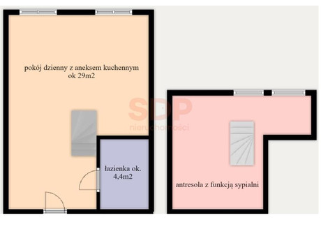 Mieszkanie na sprzedaż - Ołtaszyn, Krzyki, Wrocław, 40,35 m², 482 000 PLN, NET-36946