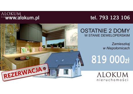 Dom na sprzedaż - Niepołomice, Wielicki, 155,92 m², 819 000 PLN, NET-343/ALK/DS-1226