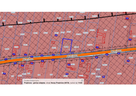 Działka na sprzedaż - Akacjowa Nowy Prażmów, Prażmów, Piaseczyński, 1200 m², 252 000 PLN, NET-EMP-GS-9590