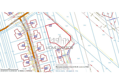 Działka na sprzedaż - Sieczna Grodzisk, Białołęka, Warszawa, Warszawa M., 1200 m², 1 100 000 PLN, NET-EMP-GS-5832-22