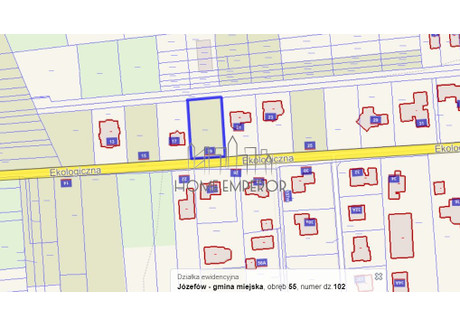 Działka na sprzedaż - Ekologiczna Józefów, Otwocki, 664 m², 699 000 PLN, NET-EMP-GS-9310