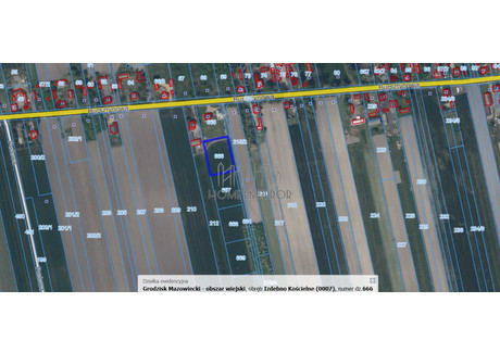 Działka na sprzedaż - Bursztynowa Izdebno Kościelne, Grodzisk Mazowiecki, Grodziski, 3000 m², 300 000 PLN, NET-EMP-GS-9773