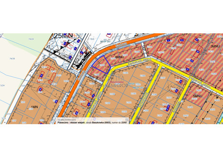 Działka na sprzedaż - Sadowa Baszkówka, Piaseczno, Piaseczyński, 1041 m², 299 000 PLN, NET-EMP-GS-9793