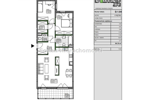 Mieszkanie do wynajęcia - Szajnowicza Kabaty, Ursynów, Warszawa, Warszawa M., 84 m², 6000 PLN, NET-SOL-MW-145973-2