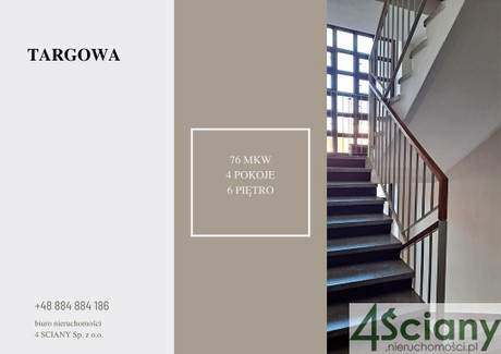 Mieszkanie na sprzedaż - Targowa Praga-Północ, Warszawa, 76 m², 987 000 PLN, NET-62543/3098/OMS