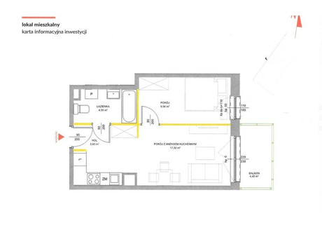 Mieszkanie na sprzedaż - Marii Callas Białołęka, Warszawa, Białołęka, Warszawa, 35,81 m², 458 000 PLN, NET-SDP396179