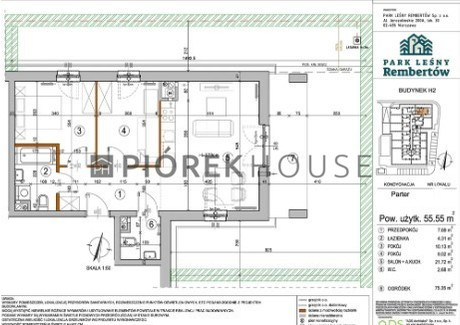 Mieszkanie na sprzedaż - Chełmżyńska Rembertów, Warszawa, 55,55 m², 738 000 PLN, NET-65243/6624/OMS