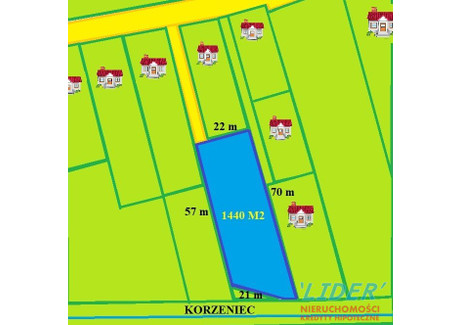 Działka na sprzedaż - Kobiór, Pszczyński, 1440 m², 265 000 PLN, NET-LDR-GS-4542