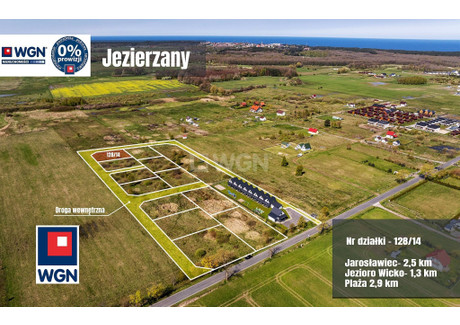 Działka na sprzedaż - Nadmorska Jezierzany, Postomino, Sławieński, 820 m², 127 000 PLN, NET-22445