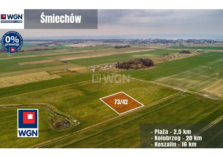 Działka na sprzedaż - Śmiechów, Będzino (Gm.), Koszaliński (Pow.), 3003 m², 149 000 PLN, NET-22837