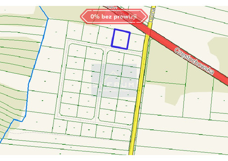 Działka na sprzedaż - Zawada, Mstów, Częstochowski, 1417 m², 120 445 PLN, NET-CZE-858936