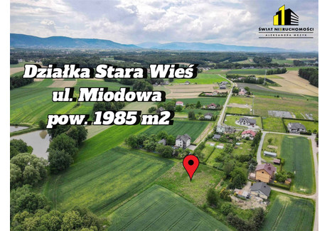 Działka na sprzedaż - Stara Wieś, Wilamowice, Bielski, 1985 m², 257 000 PLN, NET-SWN-GS-507