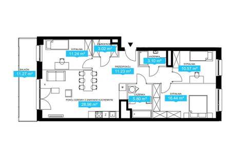 Mieszkanie na sprzedaż - Wola, Warszawa, Wola, Warszawa, 92 m², 1 507 050 PLN, NET-846667