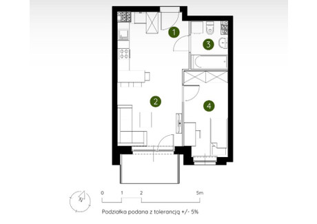 Mieszkanie na sprzedaż - Pękowicka Kraków-Krowodrza, Kraków, 37,17 m², 526 020 PLN, NET-845700