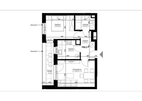 Mieszkanie na sprzedaż - Starołęcka Starołęka, Poznań-Nowe Miasto, Poznań, 45,56 m², 482 000 PLN, NET-593468