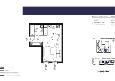 Mieszkanie na sprzedaż - Jana Pawła Ii Piaseczno, Piaseczyński, 28,66 m², 457 556 PLN, NET-119142