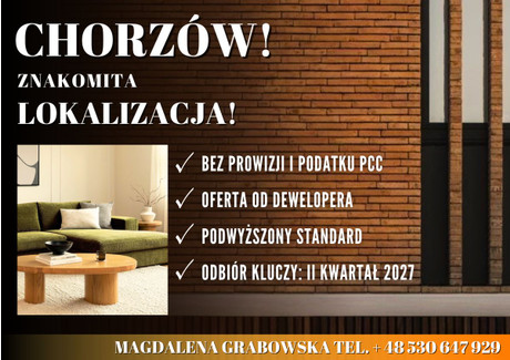 Mieszkanie na sprzedaż - Chorzów, 105,37 m², 1 074 774 PLN, NET-125258835