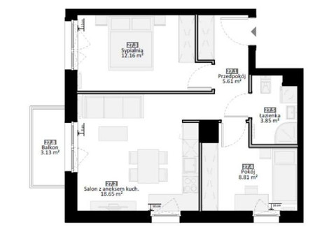 Mieszkanie na sprzedaż - Tczew, Tczewski, 49,08 m², 385 000 PLN, NET-150405