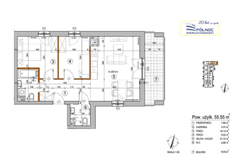 Mieszkanie na sprzedaż - Chełmżyńska Rembertów, Warszawa, 55,55 m², 647 157 PLN, NET-117918/3877/OMS