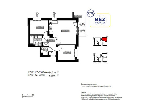 Mieszkanie na sprzedaż - Loteryjki Bielany, Warszawa, 56,73 m², 737 490 PLN, NET-120277/3877/OMS