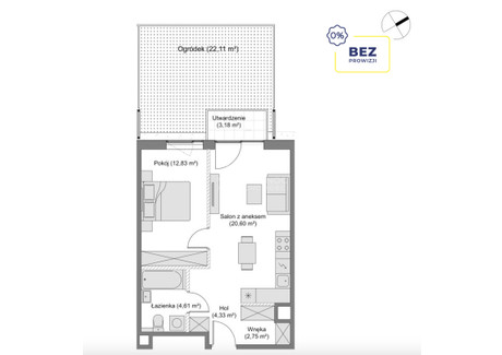 Mieszkanie na sprzedaż - Ryżowa Ursus, Warszawa, 45,12 m², 681 312 PLN, NET-120080/3877/OMS