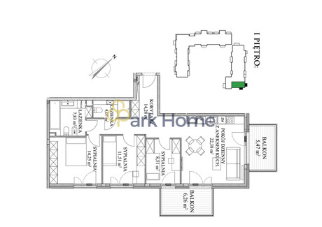 Mieszkanie na sprzedaż - Poznań, Poznań-Grunwald, 82,73 m², 922 836 PLN, NET-226144