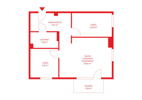 Mieszkanie na sprzedaż - Błoń Janowskich Rumia, Wejherowski, 52,88 m², 459 738 PLN, NET-PH860628