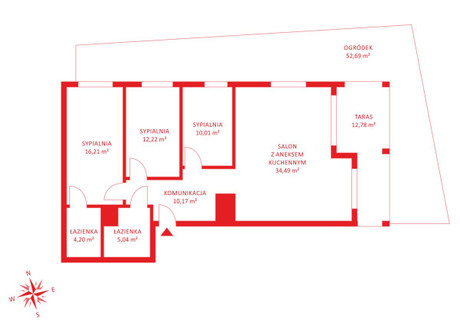 Mieszkanie na sprzedaż - Postępu Mokotów, Warszawa, Mokotów, Warszawa, 92,34 m², 1 532 567 PLN, NET-PH381340