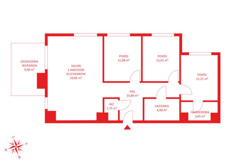 Mieszkanie na sprzedaż - Rybaki Górne Śródmieście, Gdańsk, 88,06 m², 2 289 560 PLN, NET-PH619637