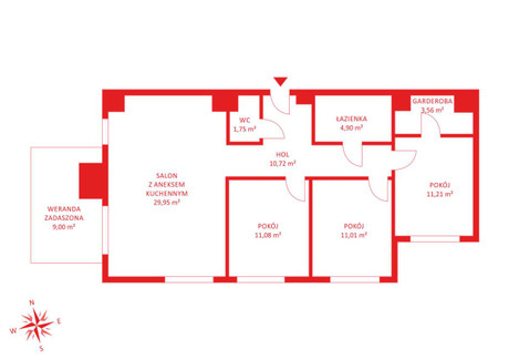 Mieszkanie na sprzedaż - Rybaki Górne Śródmieście, Gdańsk, 87,86 m², 2 284 360 PLN, NET-PH493610